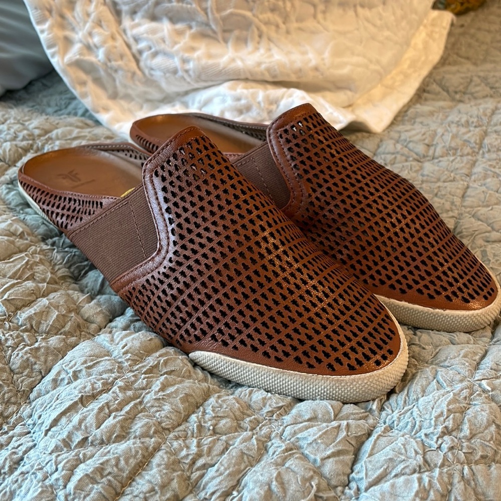 Frye Slip On Mules